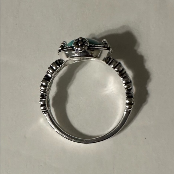 Turquoise 925 Sterling Silver Ring - Picture 2 of 5